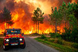 vigilance feux de forêt… la gironde est repassée en rouge